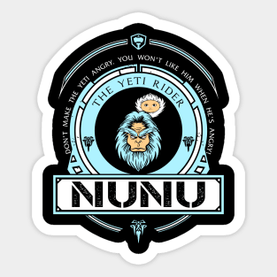 NUNU & WILLUMP - LIMITED EDITION Sticker